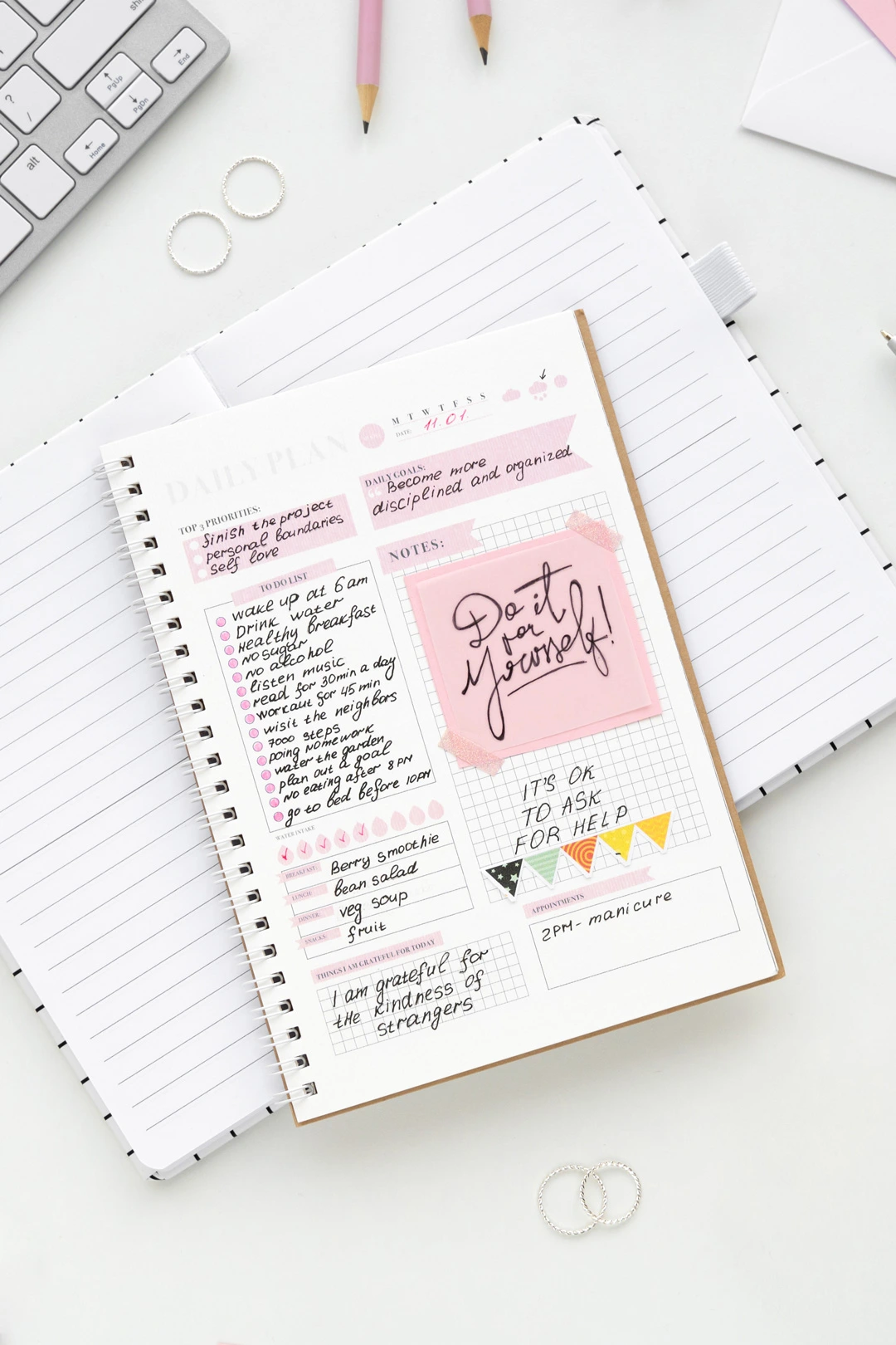 Partyplanung Plan it Perfect Kalender und Notizen